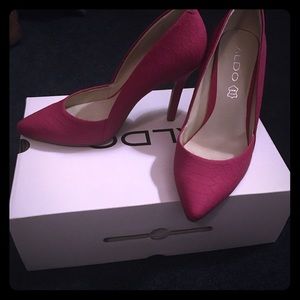 ALDO pumps, fuchsia size 6.5